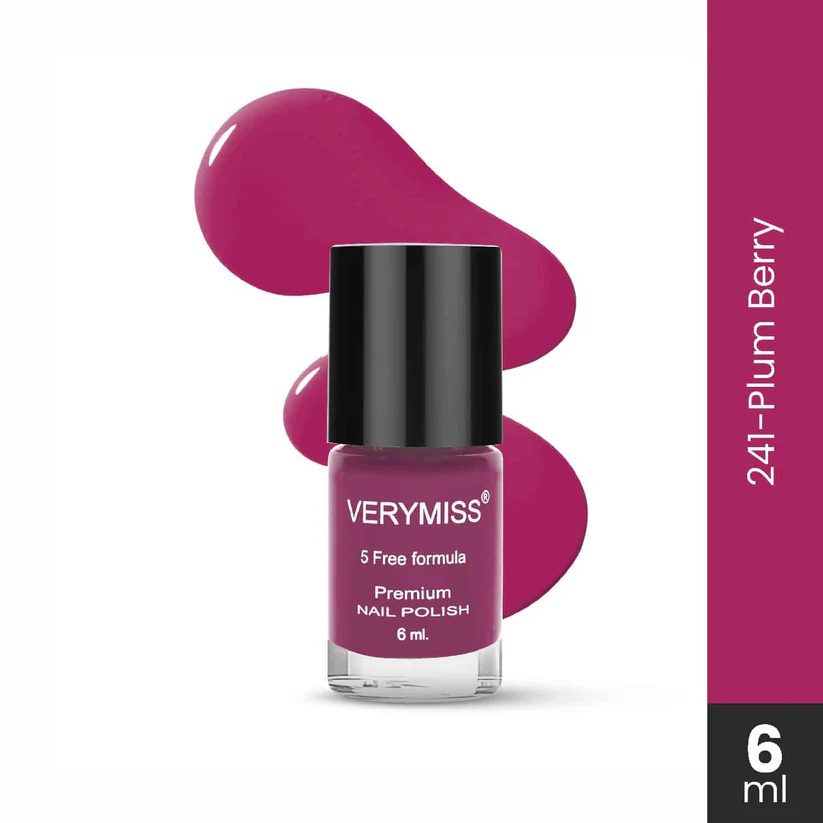 Verymiss Premium Non UV Gel Nail Polish 241 Plum Berry