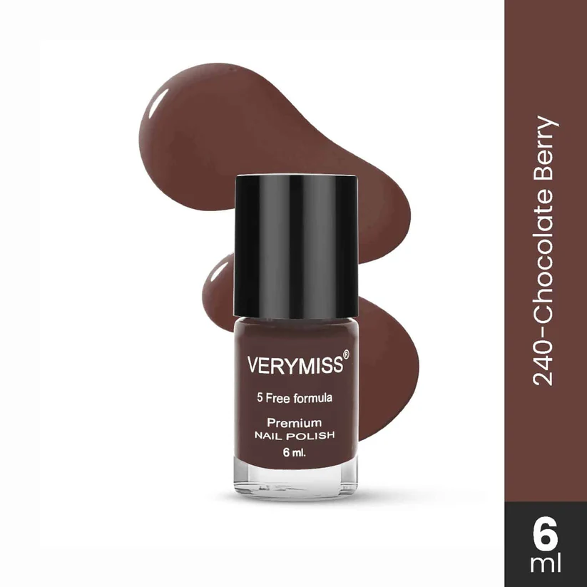Vermiss Premium Non UV Gel Nail Polish 240 Chocolate Berry