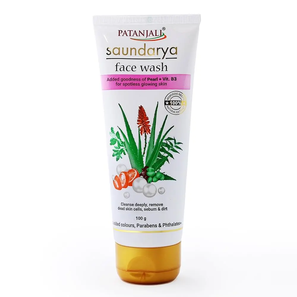 Patanjali Saundarya Deep Cleansing Face Wash 100g