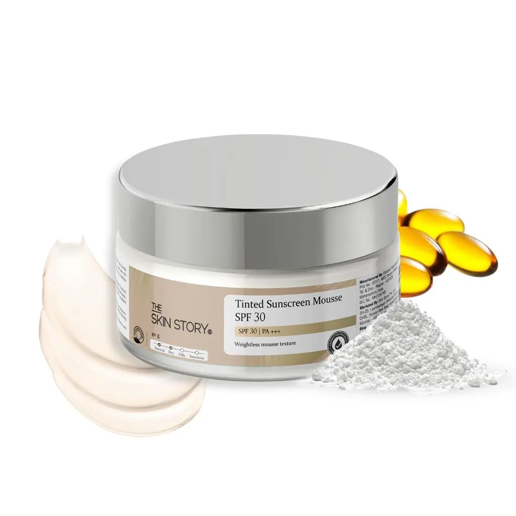 The Skin Story Sunscreen Mousse SPF 30 Whipped Mousse Foundation