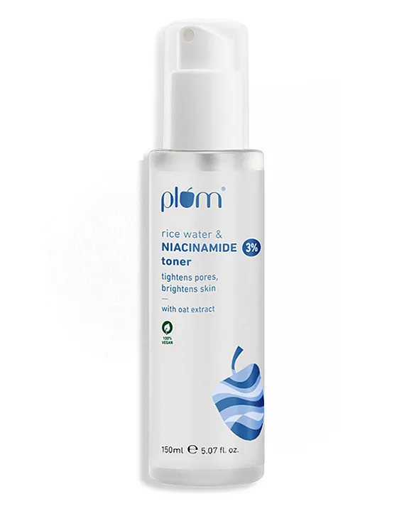 Plum 3% Niacinamide Toner with Rice Water 150 ml