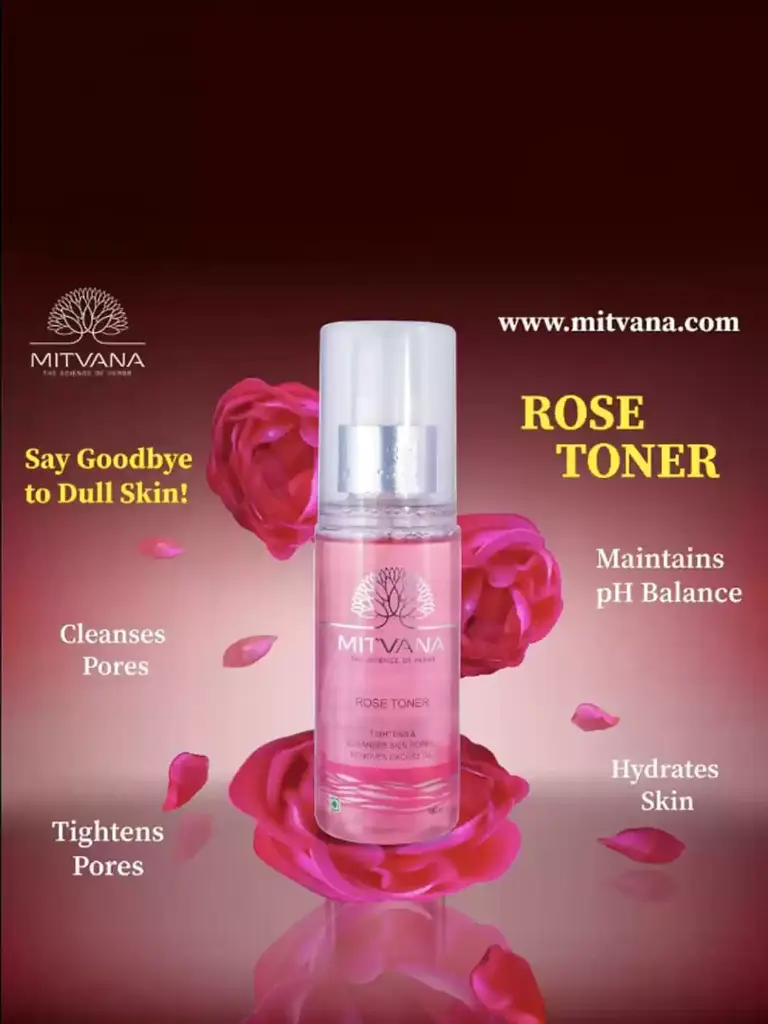 MITVANA The Science of Herbs Rose Toner - 100ml