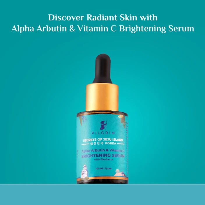 Pilgrim Alpha Arbutin & Vitamin C Brightening Skin Face Serum 30ml