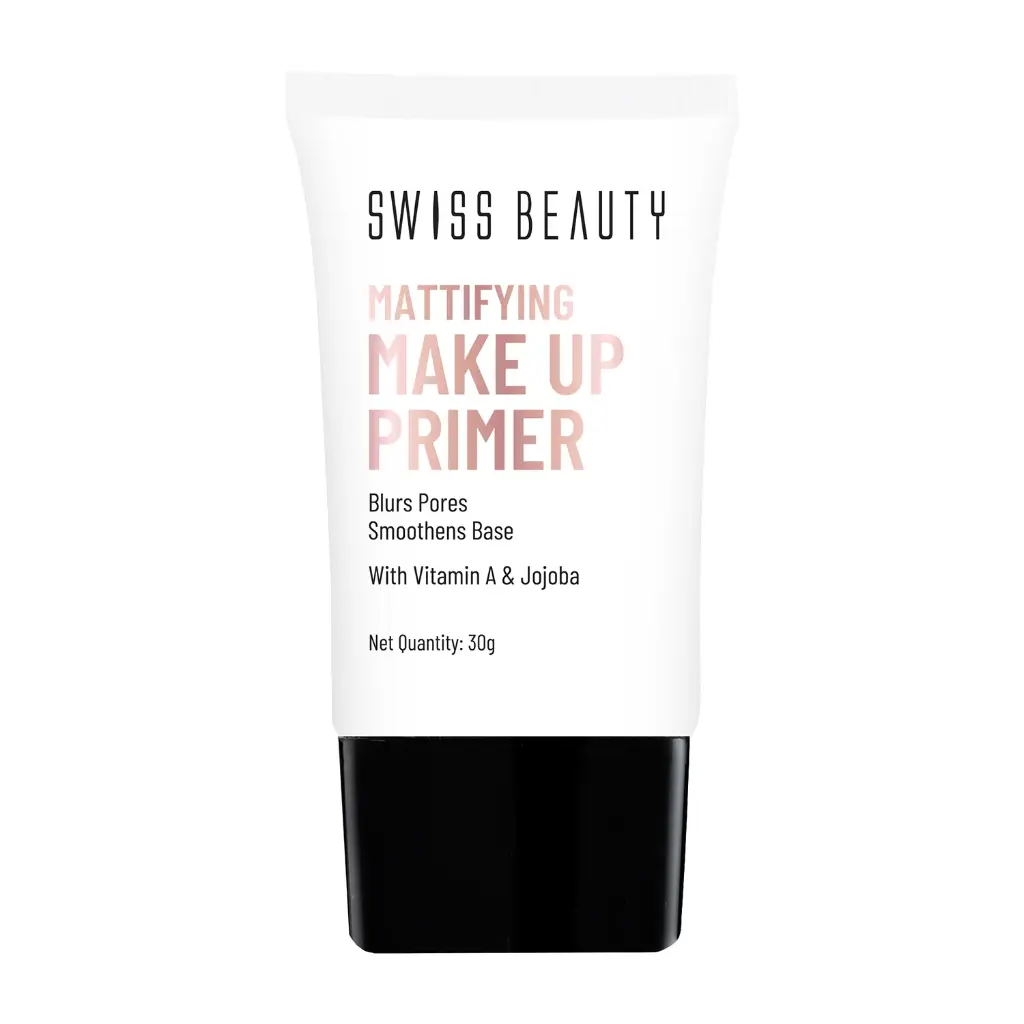 Swiss Beauty Make Up Primer Oil Free Mattifying Long Lasting Base Primer - 30 Ml 