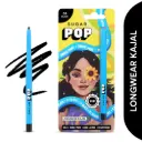 SUGAR POP Longwear Kajal | Vitamin E & Sunflower Seed | Smudge-proof | Long-lasting | Velvet Finish | 0.3gms - 01 Black