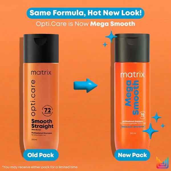 Matrix Opti Care Smooth Straight Shampoo 200ml