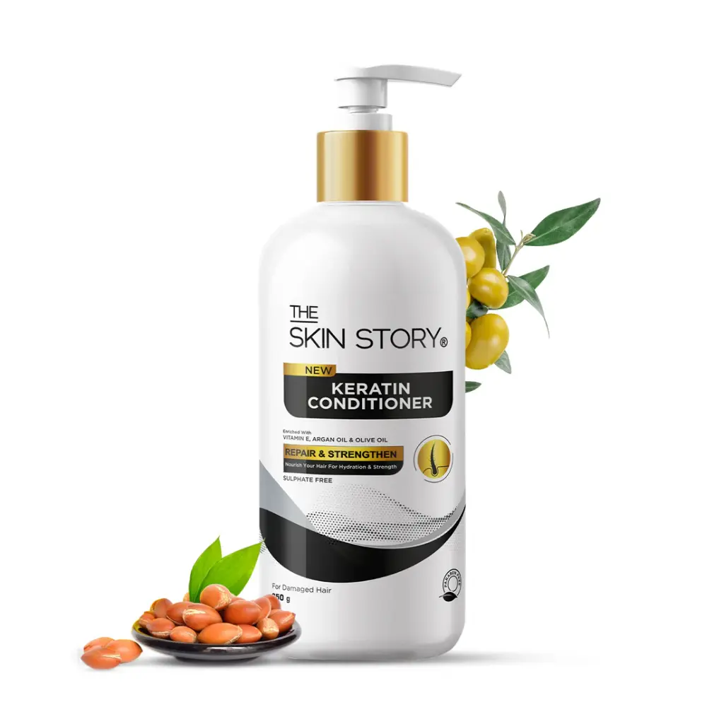 Skin Story Sulphate-Free Keratin Conditioner Frizz Control & Deep Nourishment Keratin & Argan Oil 250g