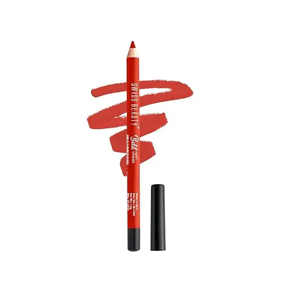 Swiss Beauty Bold Matt Lip Liner | Long-lasting |Matte Finish | Non-drying | Shade-08, 1.6gm