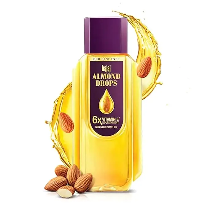 Bajaj Almond Drops Hair Oil, 625ml | 6X Vitamin E Nourishment