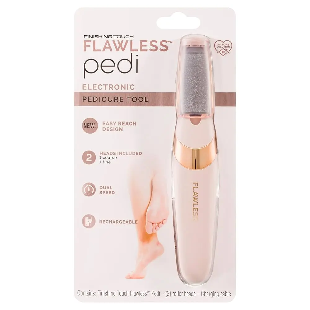 Finishing Touch Flawless Pedi - Rechargeable Electric Callus Remover Tool  