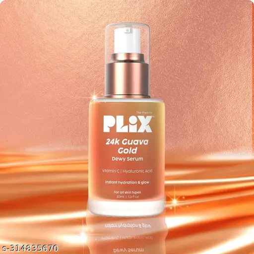  Plix-24k Guava Gold Lightweight Serum With Vitamin C & Hyaluronic Acid