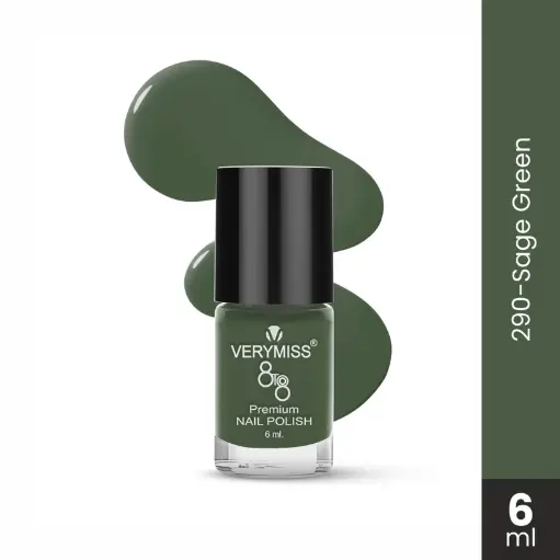 Vermiss Premium Non UV Gel Nail Polish 290 Sage Green
