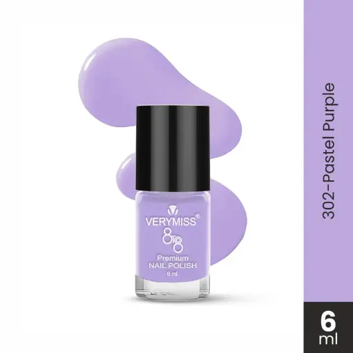 Vermiss Premium Non UV Gel Nail Polish  302 Pastel Purple
