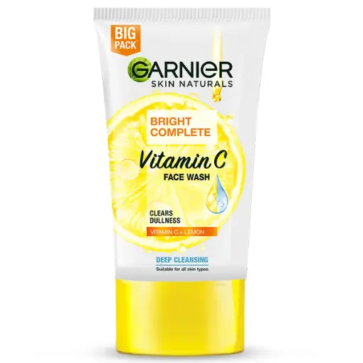 Garnier Bright Complete Vitamin C Face Wash 100 gm