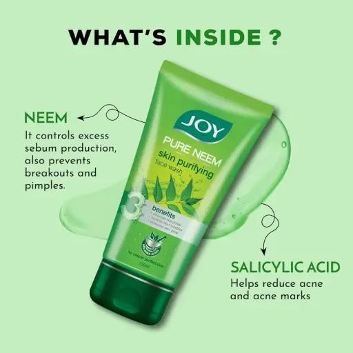 Joy Pure Neem Face Wash, 150 ml