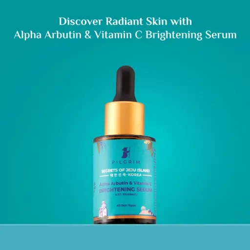 Pilgrim Alpha Arbutin & Vitamin C Brightening Skin Face Serum 30ml