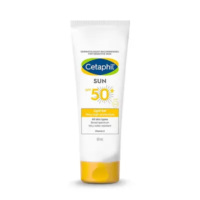 Cetaphil Sun SPF 50 (50ml) Sunscreen Very High Protection Light Gel 