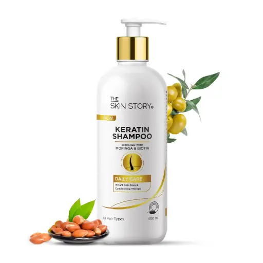 The Skin Story Moringa & Biotin Keratin Shampoo - 450 ml