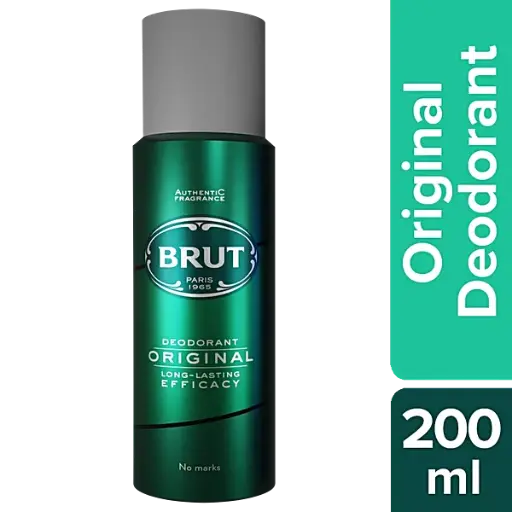 Brut Original Deodorant for Men - Long Lasting Robust Fragrance, 200 ml