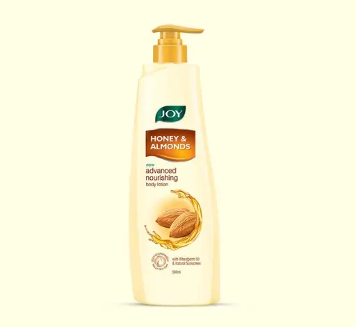 Joy Honey & Almonds Advanced Nourishing Lightweight Body Lotion With Shea Butter For Summers (750ml)
