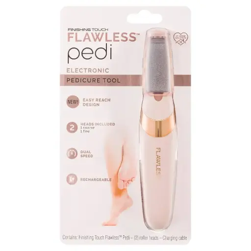 Finishing Touch Flawless Pedi - Rechargeable Electric Callus Remover Tool  
