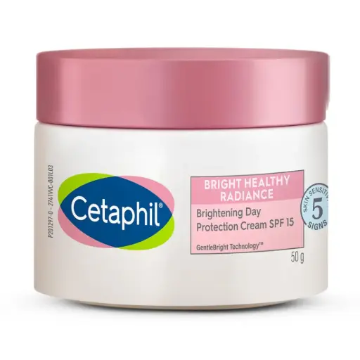 Cetaphil Brightening Day Protection Cream SPF 15-50 g| Day Cream  Niacinamide, Sea Daffodil| Fragrance-Free
