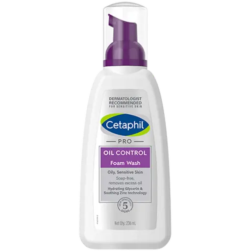 Cetaphil PRO Oil Control Foam Face Wash for Acne & Oily Prone Skin